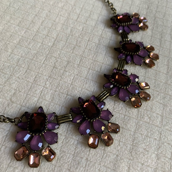 unbranded Jewelry - purple statement necklace